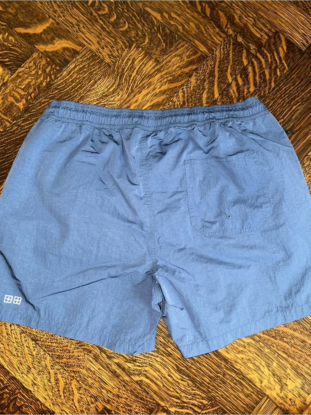 Ksubi Men Blue Burner Drawstring Bathing Suit Swim Board Shorts Size L